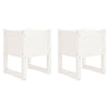 Plantadores Vidaxl 2 ST 40x40x52.5 cm de pino sólido