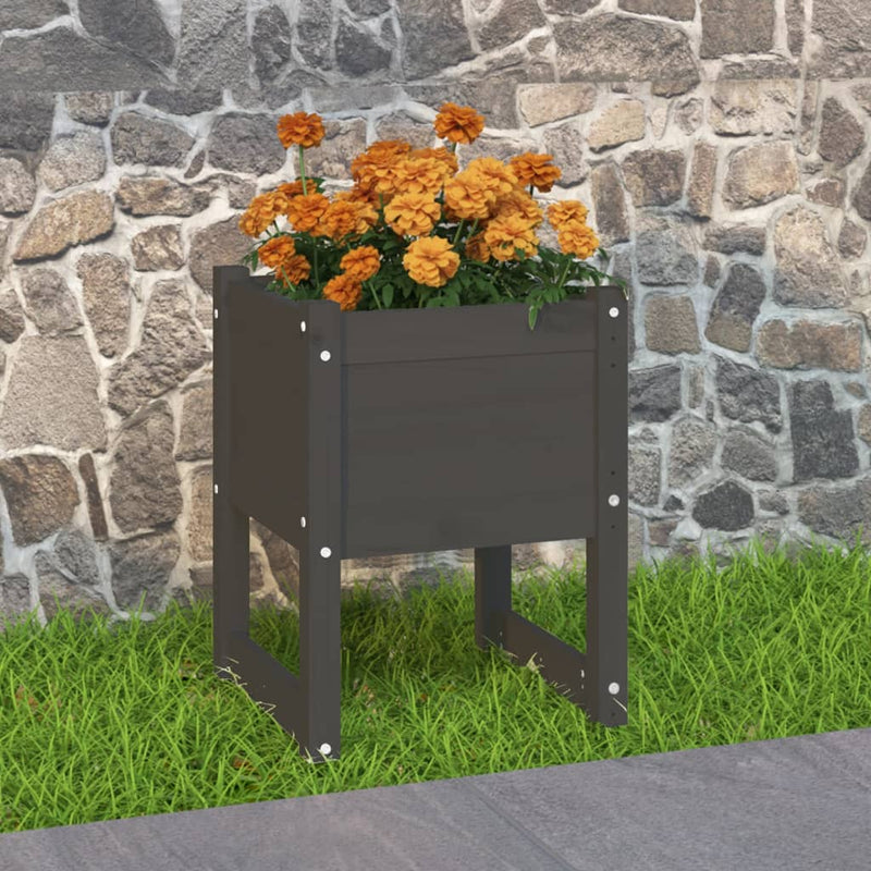 Vidaxl Planning Box 40x40x52.5 cm de pino sólido