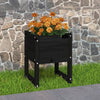 Vidaxl Fiorter Big 40x40x52.5 cm Pino solido nero