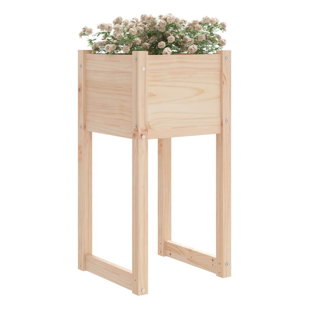 Casella di pianificazione Vidaxl 40x40x81 cm Pino solido