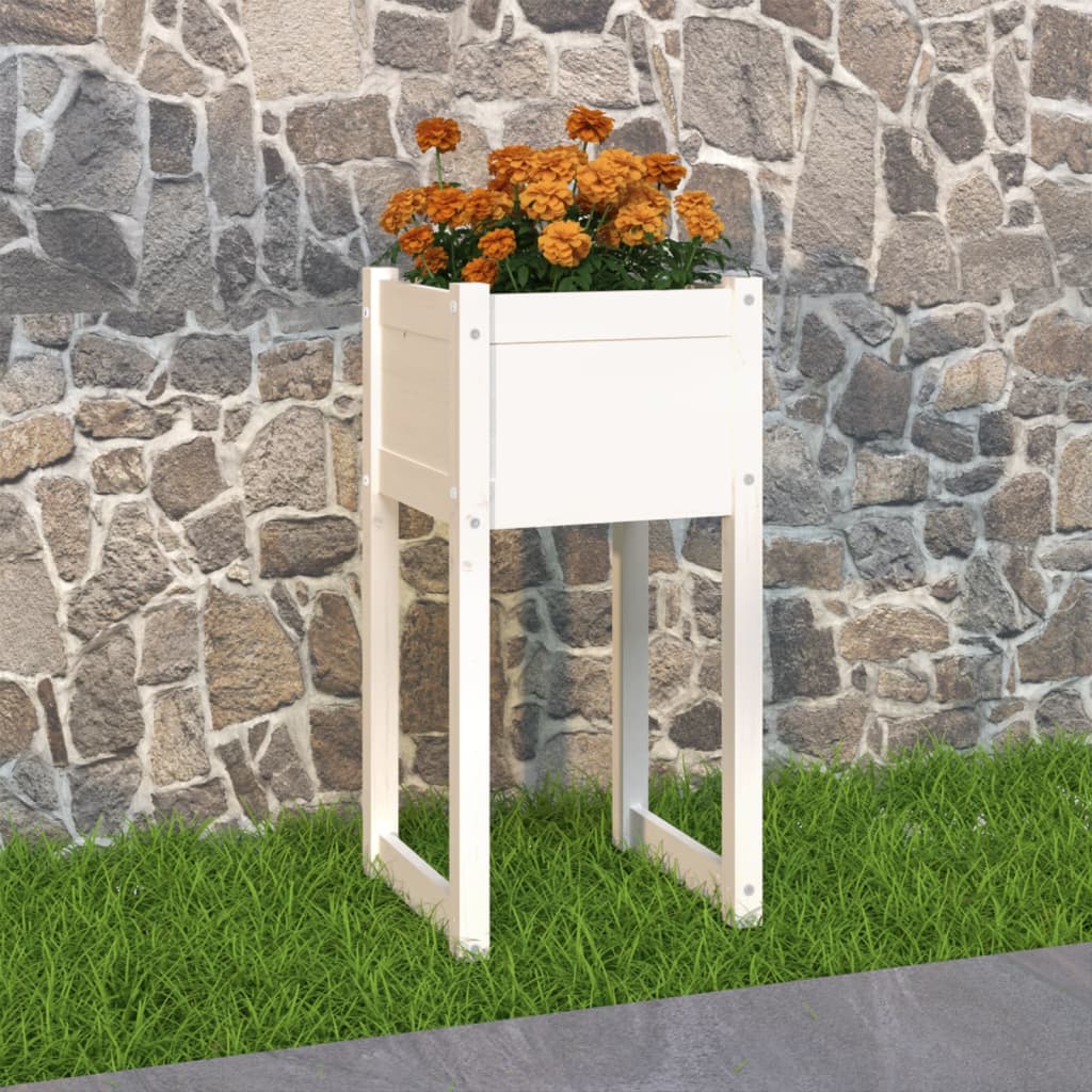 Vidaxl Planning Box 40x40x81 cm de pino sólido