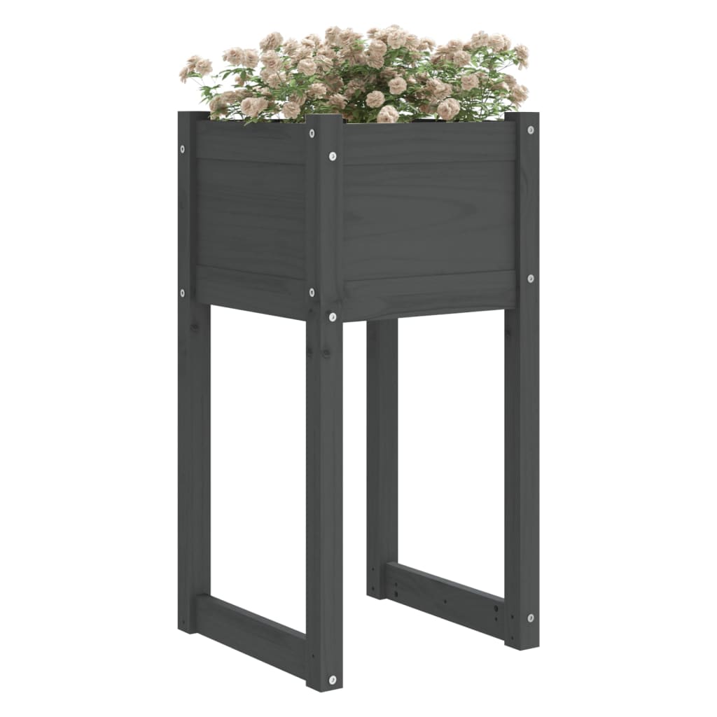 Vidaxl fioriere 2 ST 40x40x81 cm Pine grigio