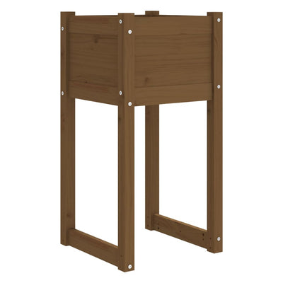 Casella di pianificazione Vidaxl 40x40x81 cm Miele di pino solido