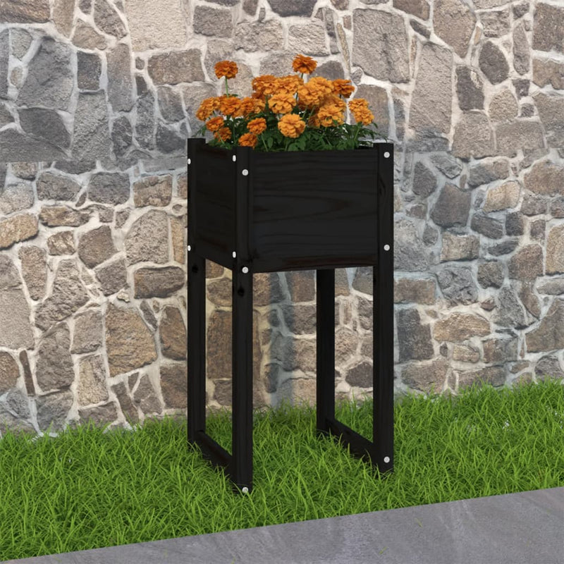 Vidaxl Planning Box 40x40x81 cm de pino sólido