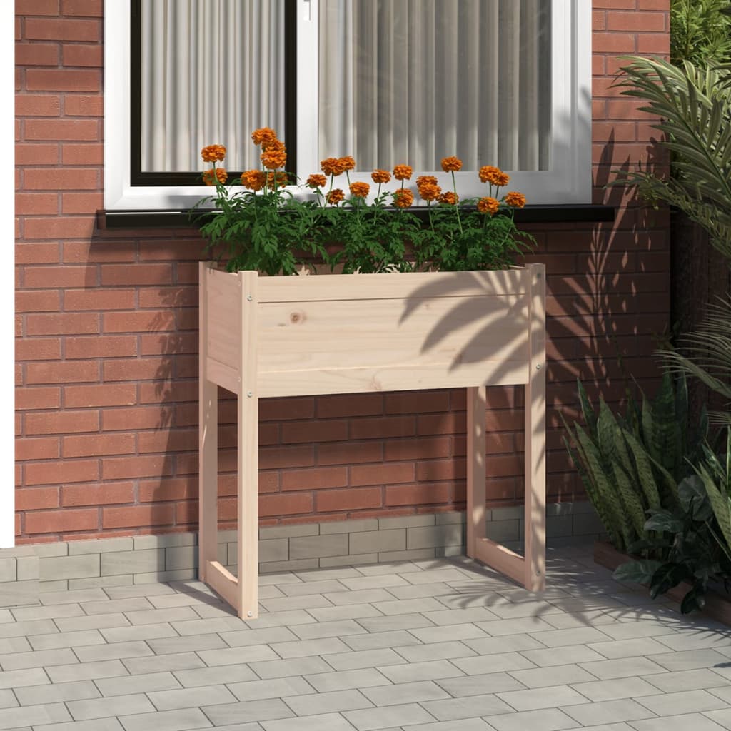 Vidaxl Planning Box 78x40x81 cm de pino sólido