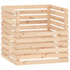 Vidaxl compostbak 80x80x78 cm massief grenenhout