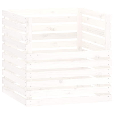 Vidaxl Compost Bin 80x80x78 cm de pino sólido