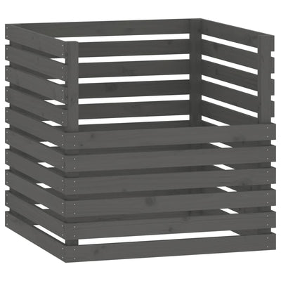 Vidaxl Compost Bin 80x80x78 cm de pino sólido