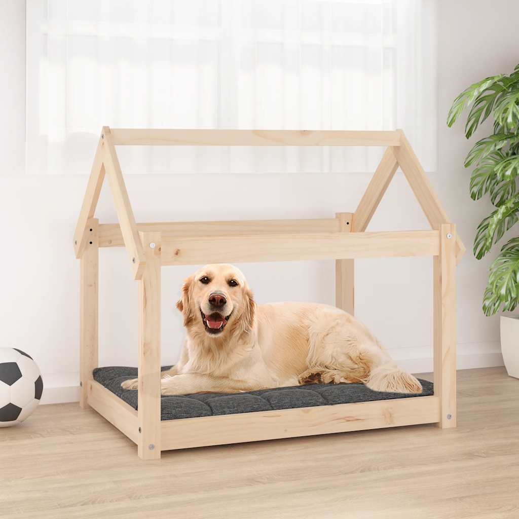 Vidaxl Dog Basket 81x60x70 cm Pino solido
