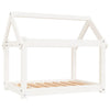 Vidaxl hondenbed 81x60x70 cm massief grenenhout wit