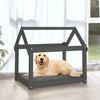 Vidaxl Dog Basket 81x60x70 cm Pine solido grigio