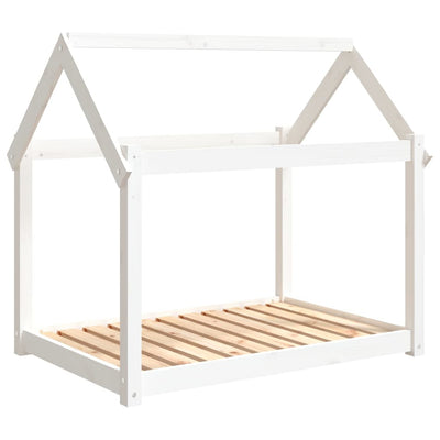 Vidaxl Dog Basket 101x70x90 cm Pino solido bianco