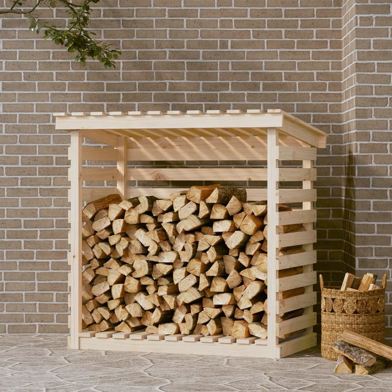 Vidaxl Fireplace Trek 108x73x108 cm de pino sólido