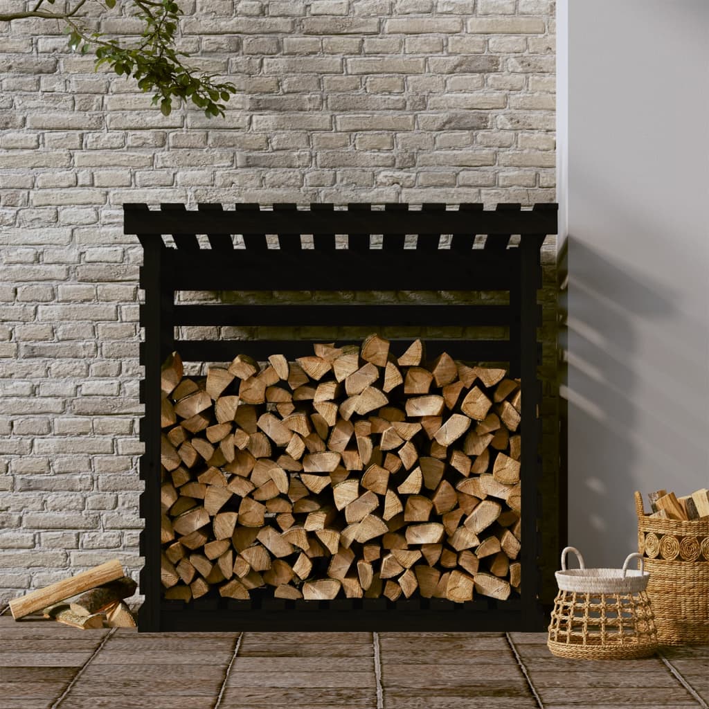Vidaxl Fireplace Trek 108x73x108 cm de pino sólido