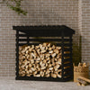 Vidaxl Fireplace Trek 108x73x108 cm de pino sólido