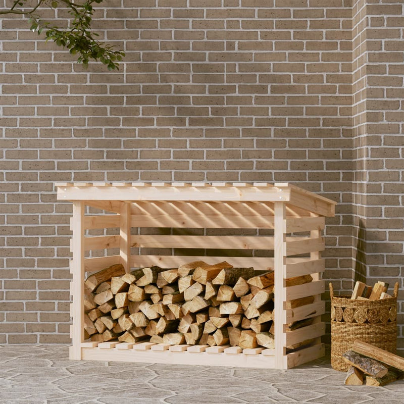 Vidaxl Fireplace Trek 108x73x79 cm de pino sólido