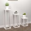 Vidaxl Stand in 3 parti Plant Set Pine Solid Pine