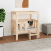 Vidaxl Dog Basket 65.5x43x70 cm Pino solido