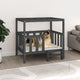 Vidaxl Dog Basket 105,5 x 83,5 x 100 cm Pine grigio