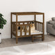 Vidaxl dog basket 105.5 x 83.5 x 100 cm solid pine honey brown