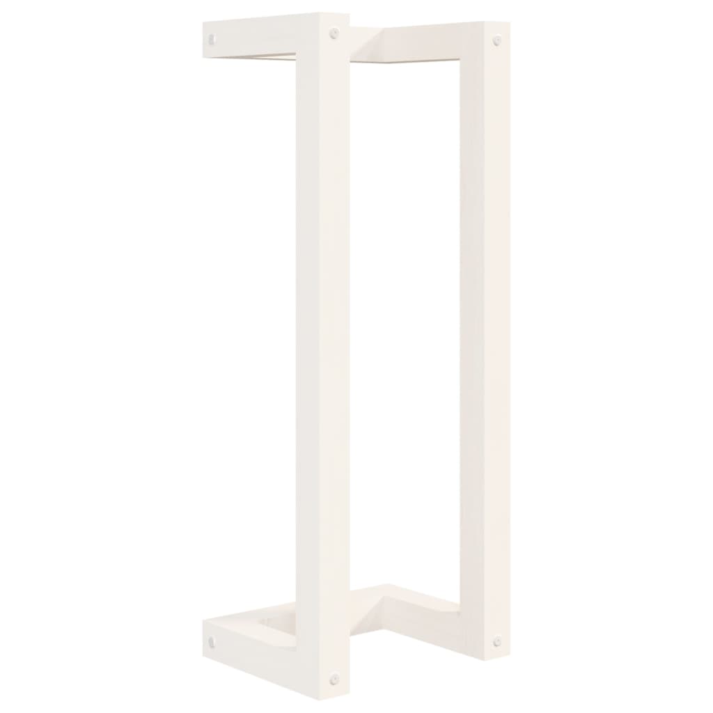 Porta asciugamani Vidaxx 23x18x60 cm in legno massello di pino bianco