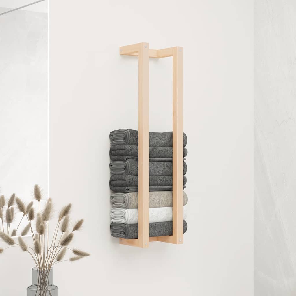 Vidaxx toallero 23x18x90 cm madera maciza de pino