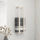 Vidaxx toallero 23x18x90 cm madera maciza de pino blanco