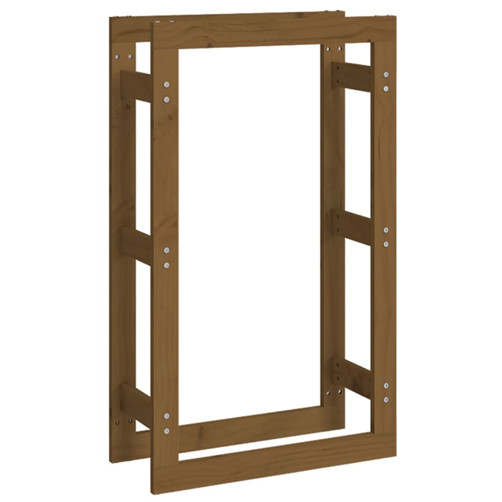 VIDAXL camino 60 x 25 x 100 cm Miele di pino solido marrone