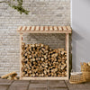 Vidaxl haardhoutrek 108x64,5x110 cm massief grenenhout