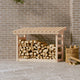 Vidaxl Fireplace Trek 108x64.5x78 cm de pino sólido