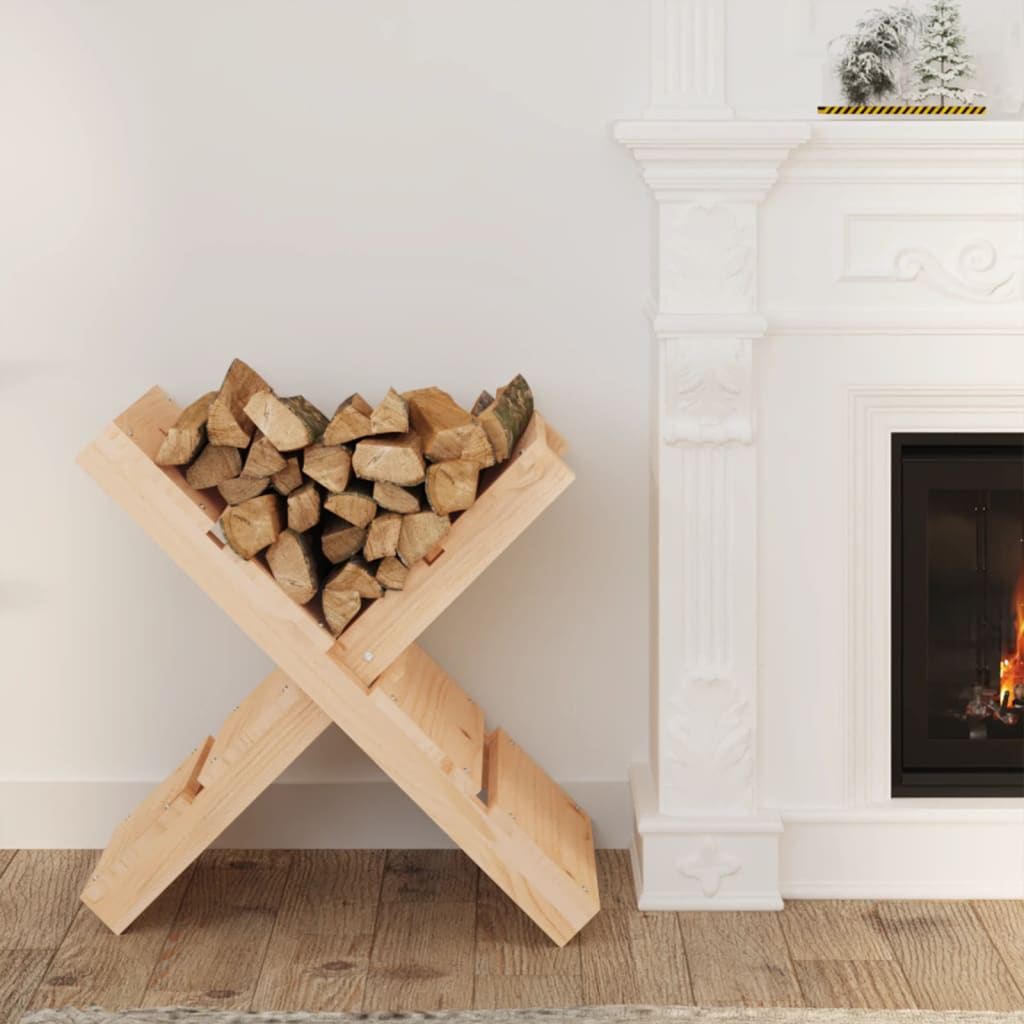 Soporte de bloques de madera Vidaxl 47x39.5x48 cm de pino sólido