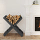 Soporte de bloques de madera Vidaxl 47x39.5x48 cm de pino sólido gris