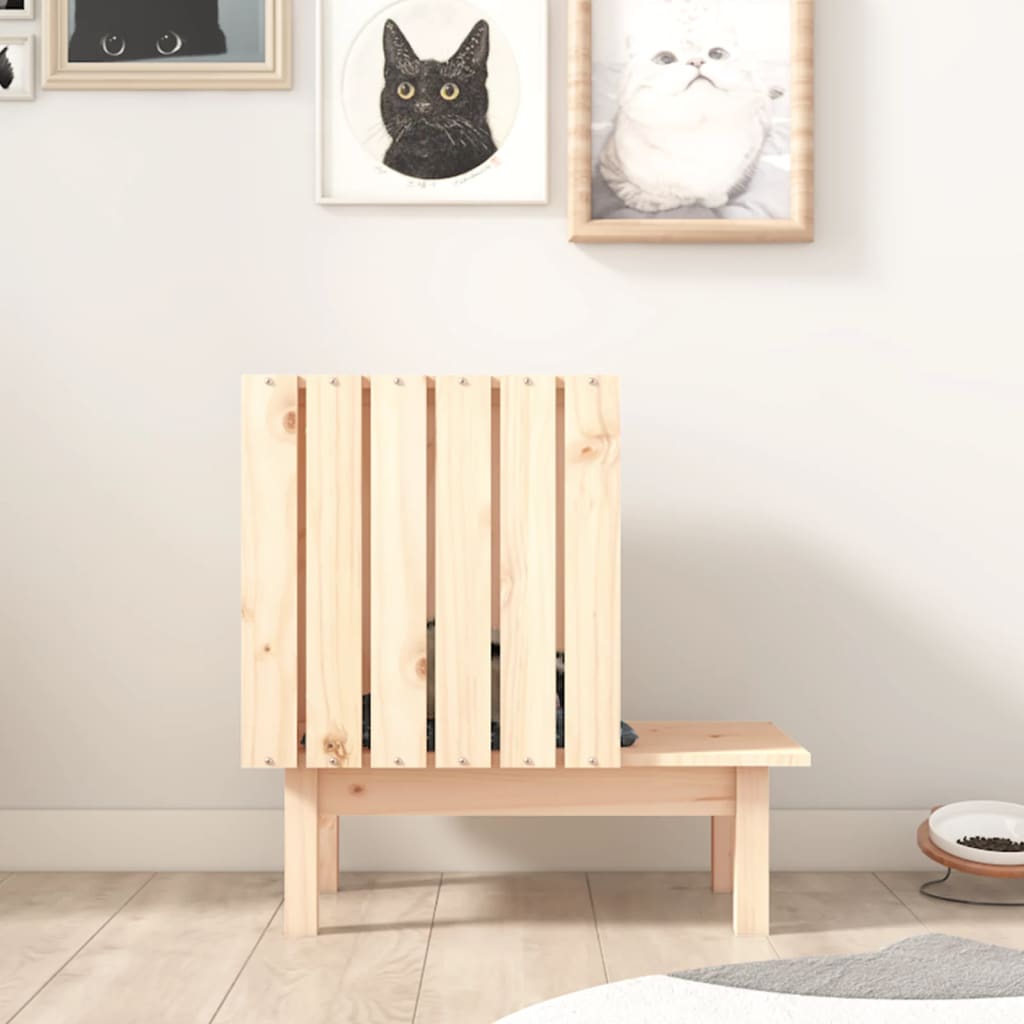 Vidaxl kattenhuis 60x36x60 cm pino solido