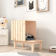 Vidaxl kattenhuis 60x36x60 cm pino solido