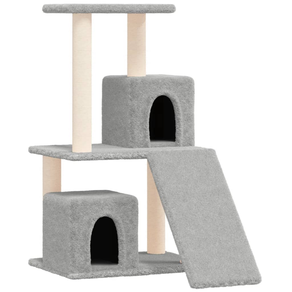 Vidaxl Cat Furniture con graffi di sisal 82 cm grigio chiaro