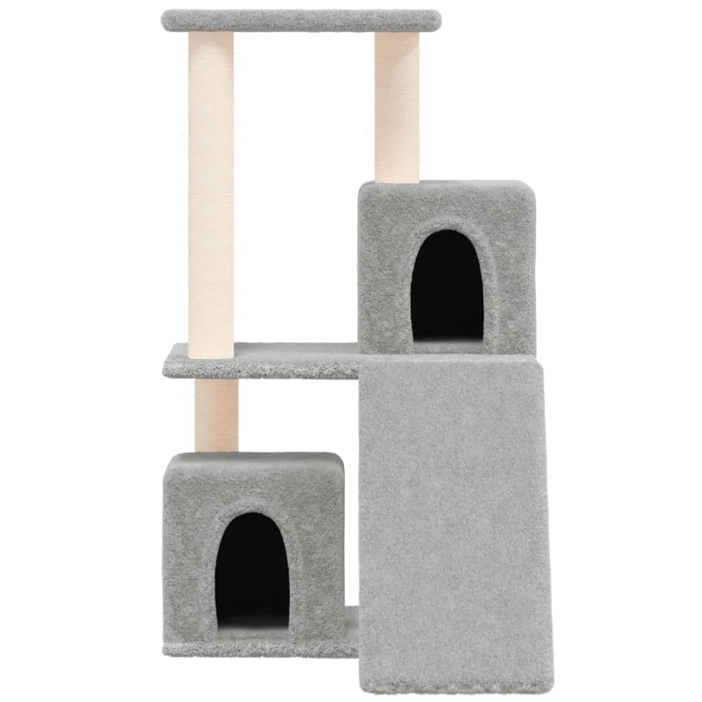 Vidaxl Cat Furniture con graffi di sisal 82 cm grigio chiaro