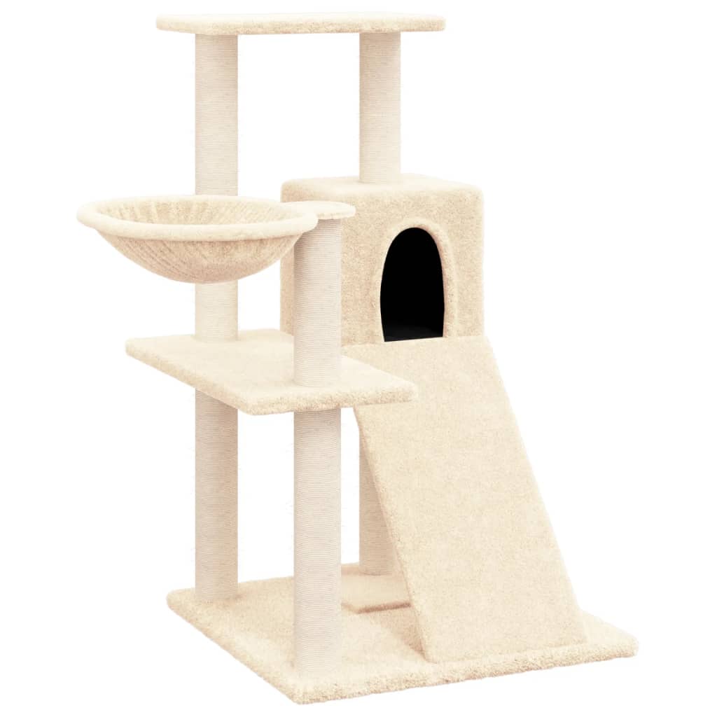 Vidaxl Cat Furniture con graffi sisal 82 cm crema