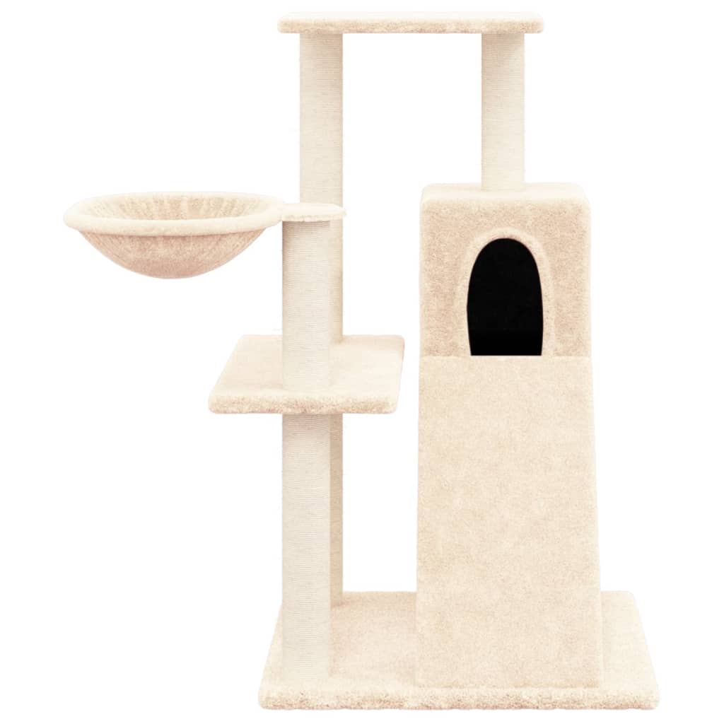 Vidaxl Cat Furniture con graffi sisal 82 cm crema