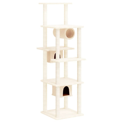 Vidaxl Cat Furniture con graffi di sisal a 169 cm crema