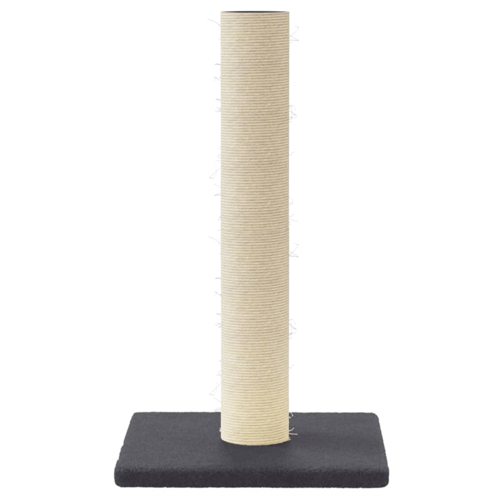 Vidaxl Scratching Post 22x22x45 cm grigio scuro