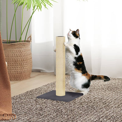 Vidaxl Scratching Post 22x22x45 cm grigio scuro