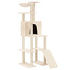 Vidaxl Cat Furniture con graffi di sisal a 166 cm crema
