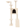 Vidaxl Cat Furniture con graffi di sisal a 166 cm crema