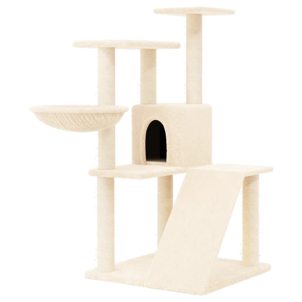 Vidaxl Cat Furniture con graffi sisal 94 cm crema