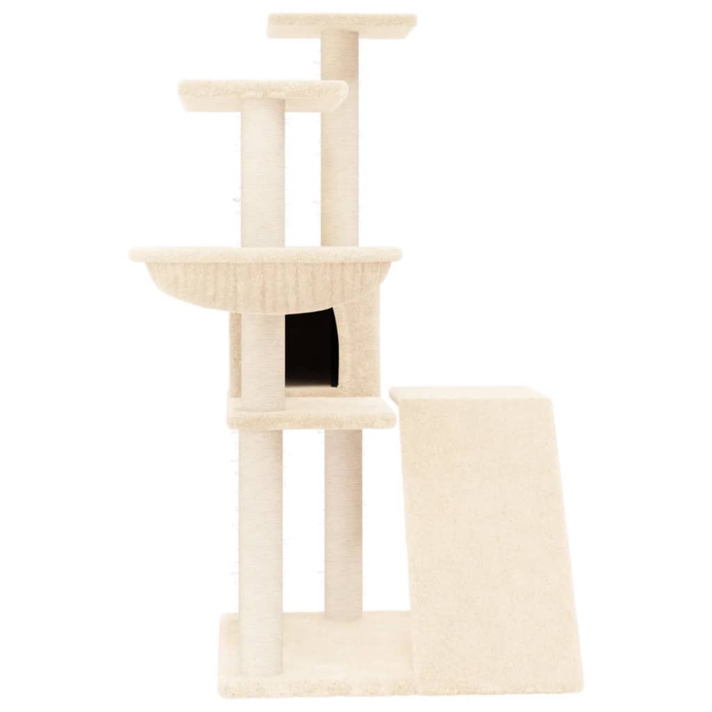 Vidaxl Cat Furniture con graffi sisal 94 cm crema