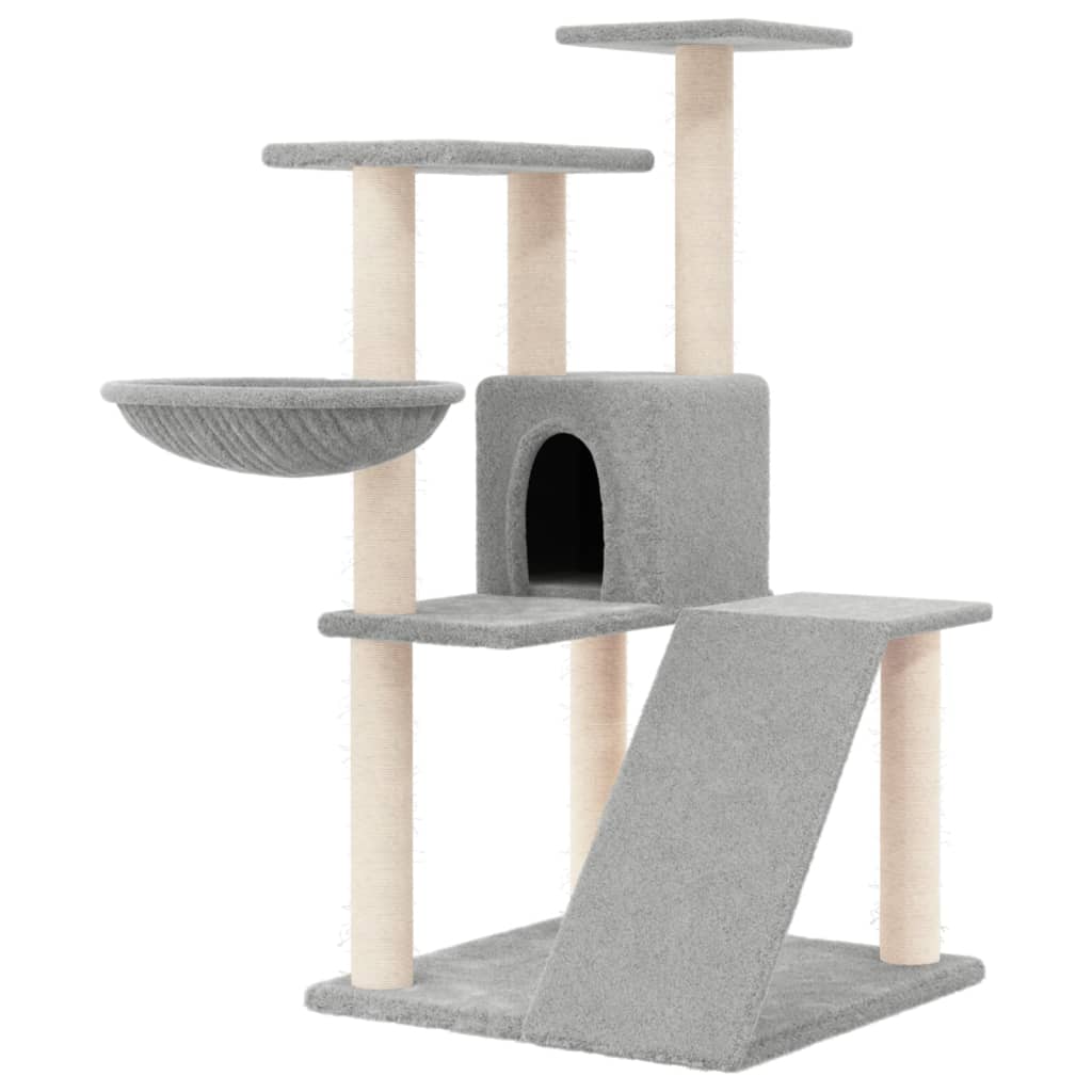 Vidaxl Cat Furniture con graffi di sisal 94 cm grigio chiaro