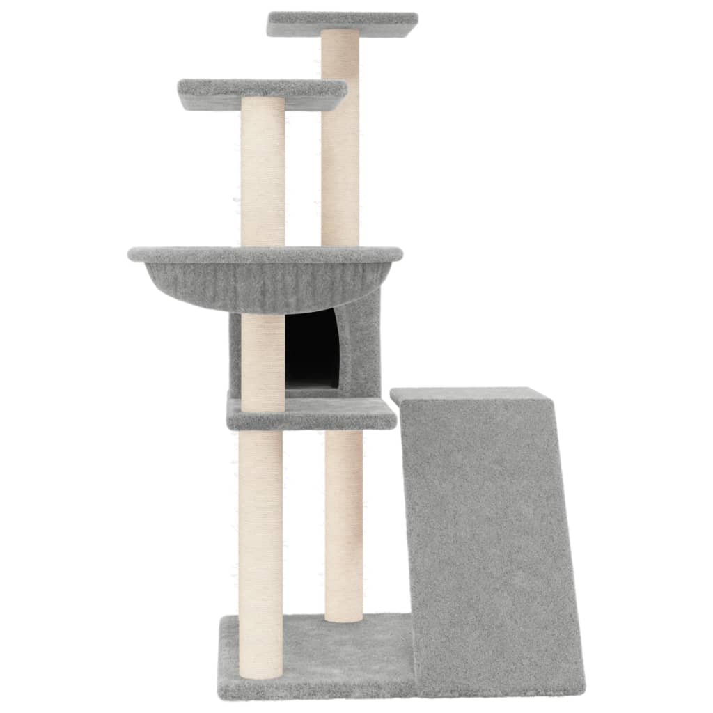 Vidaxl Cat Furniture con graffi di sisal 94 cm grigio chiaro