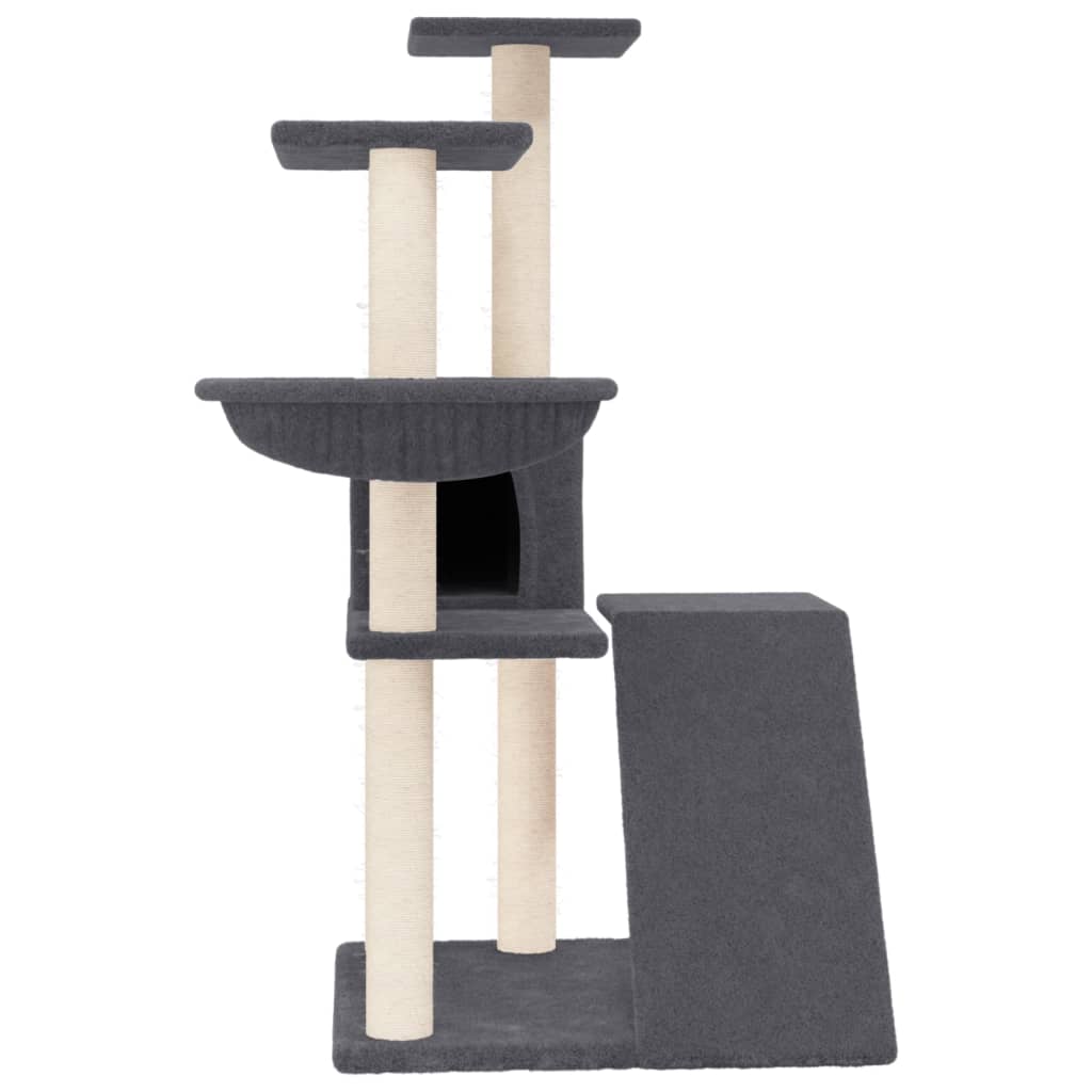 Vidaxl Cat Furniture con graffi di sisal 94 cm grigio scuro