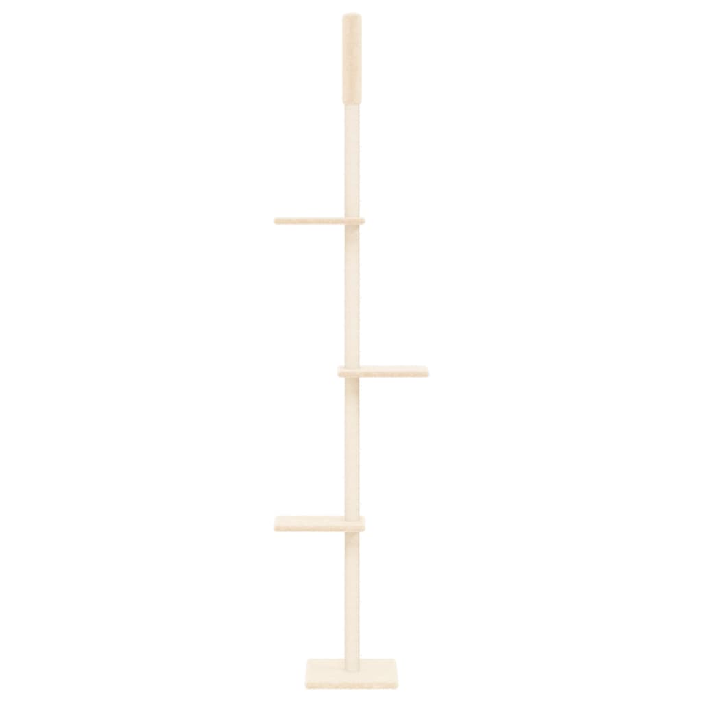 Vidaxl Cat Muebles de piso a techo 267.5-297.5 cm de color crema