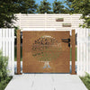 Vidaxl poort 100x75 cm boomontwerp cortenstaal